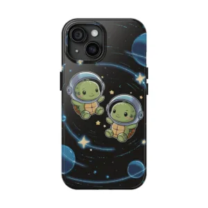 Turtles in space Phone Cases