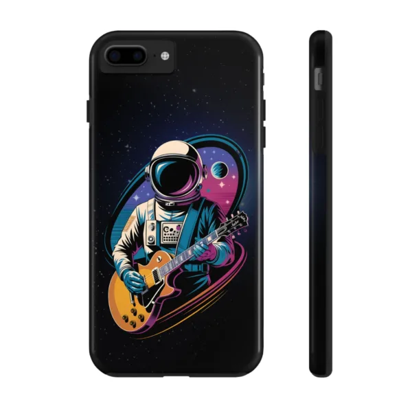 Astronaut Guitarist Phone Case, Space Travel Galaxy Cover, iPhone Samsung, Retro Design, Space Enthusiasts Gift, Tough Protective Case