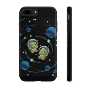 Space Turtles Phone Case, Celestial Turtle Odyssey, Whimsical Space Cosmic Turtles, Turtle Lovers and Galaxy Dreamers, Samsung iPhone Cover