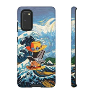 Luffy Ace Sabo Hats Phone cases, One Piece Legends Tough Case, Vangogh Art, Strawhat Fan Gift, iPhone 16 Samsung S24 Google Pixel 8 Cases