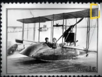 first airplane fly from water