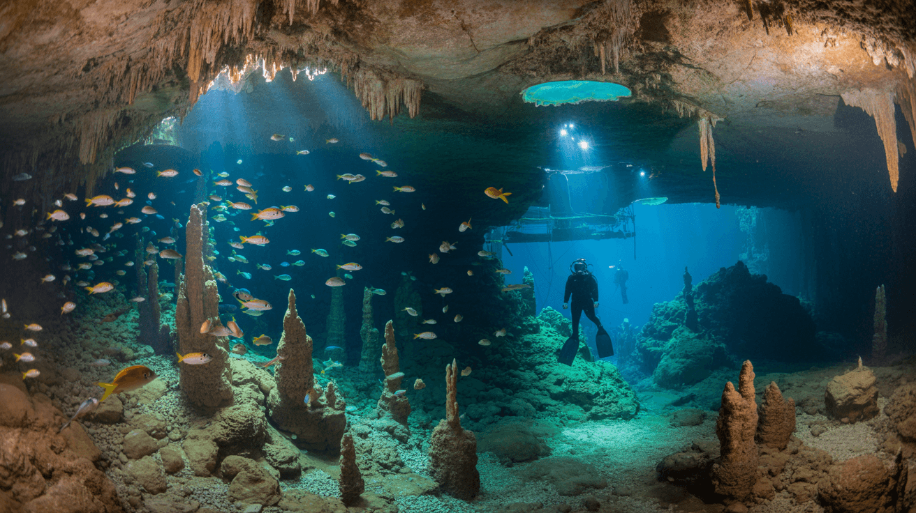 Sac Actun: Underwater Eden Facing Human Onslaught